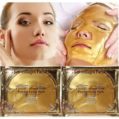 Wholesale 24k Gold Bio-collagen Face Mask Collagen Crystal Facial Mask